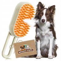 SZCZOTKA PAROWA DLA PSA KOTA ELEKTRYCZNA DO PIELĘGNACJI SIERŚCI MASAŻER