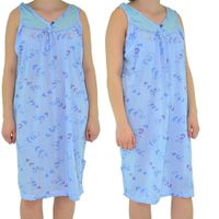 Bawełniana koszula nocna 100% bawełna 46 48 50 Kolor: Granatowy