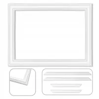 Ramka Sztukateria GOTOWA Listwa Ścienna Biała Twarda 2m DP1 39cm x 59cm