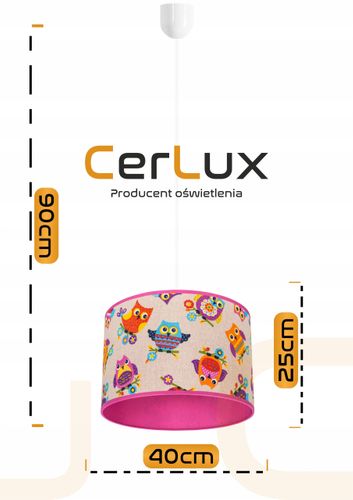 DZIECIĘCA lampa wisząca 40cm na Arena.pl