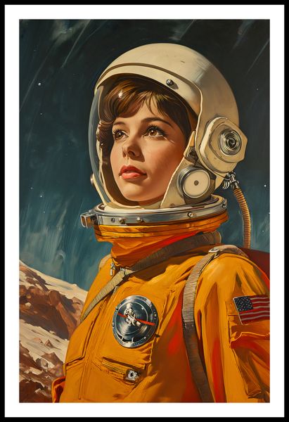 Plakat 53x81cm Pionierka Kosmosu zdjęcie 3