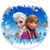 Opłatek na tort Urodziny Elsa Anna Kraina Lodu Frozen Tekst Gratis