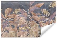 Fototapeta TROPIKALNE Liście Rośliny Paprocie Vintage 270cm x 180cm