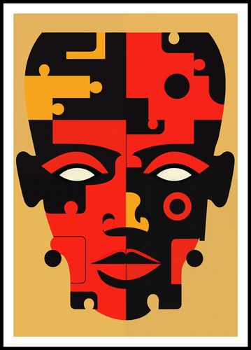 Plakat 68x98cm Puzzle Tożsamości na Arena.pl