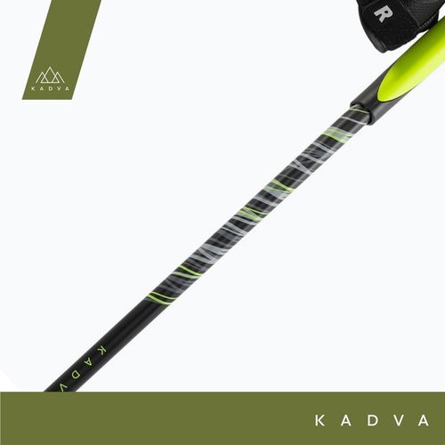 Kije nordic walking KADVA Raylan szary 110 cm Lekkie Karbon Włókno szklane na Arena.pl