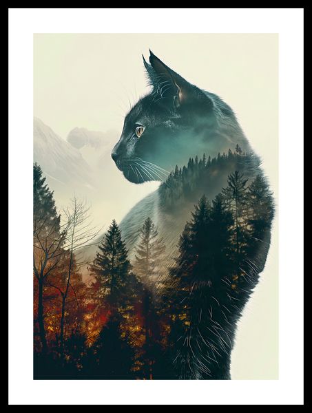 Plakat 29,7x42cm Koci Duch Lasu zdjęcie 3