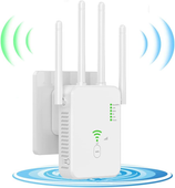 1200Mb/s WZMACNIACZ Sygnału WiFi Sieci 2.4G/5G MOCNY Zasięg WiFi REPEATER