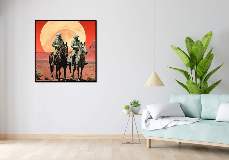 Plakat 90x90cm Patrol Kosmiczny zdjęcie 4