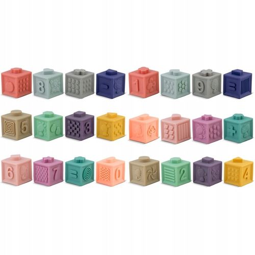 ZABAWKA DO KĄPIELI 24 ELEMENTY MONTESSORI KLOCKI SORTER DLA DZIECI PREZENT na Arena.pl