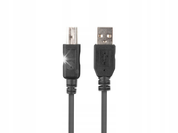KABEL USB-A(M)->USB-B(M) 2.0 1.8M CZARNY FERRYT