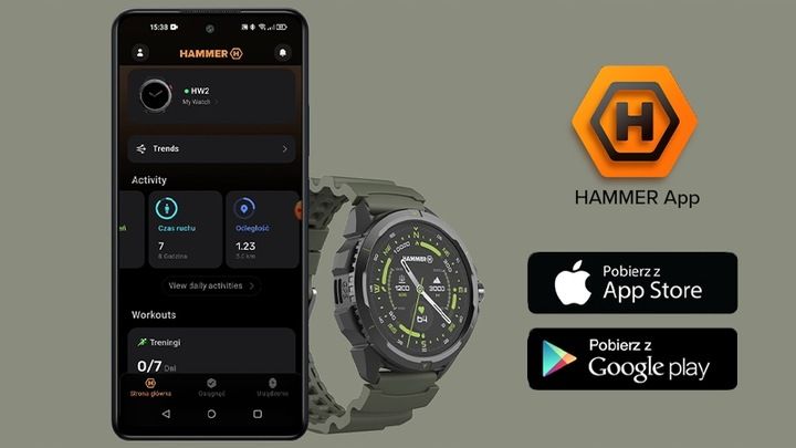 Hammer Smartwatch 2 Military Edition zdjęcie 3