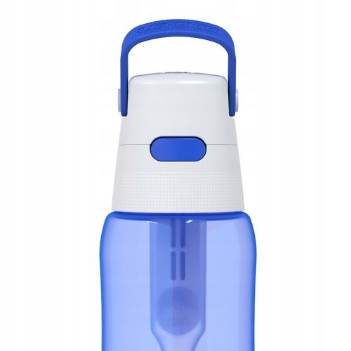 Butelka na Wodę Filtrująca 0,5l Solid Barwiona Niebieska Niebiańska na Arena.pl