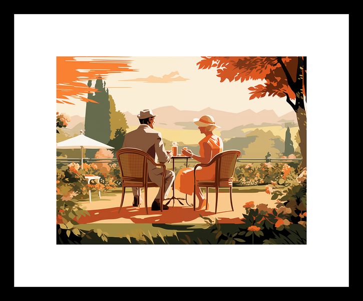 Plakat 20x15cm Retro Randka zdjęcie 3