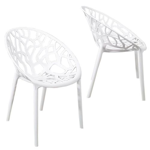 Krzesło ażurowe CX017 białe CENTREX na Arena.pl