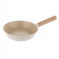 Patelnia aluminiowa Florina Nube 24 cm ceramiczna beżowa indukcja gaz