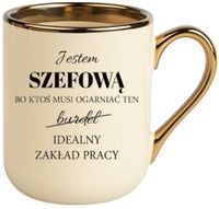 Kubek PREMIUM śmieszny prezent dla SZEFOWEJ KIEROWNICZKI Pani PREZES