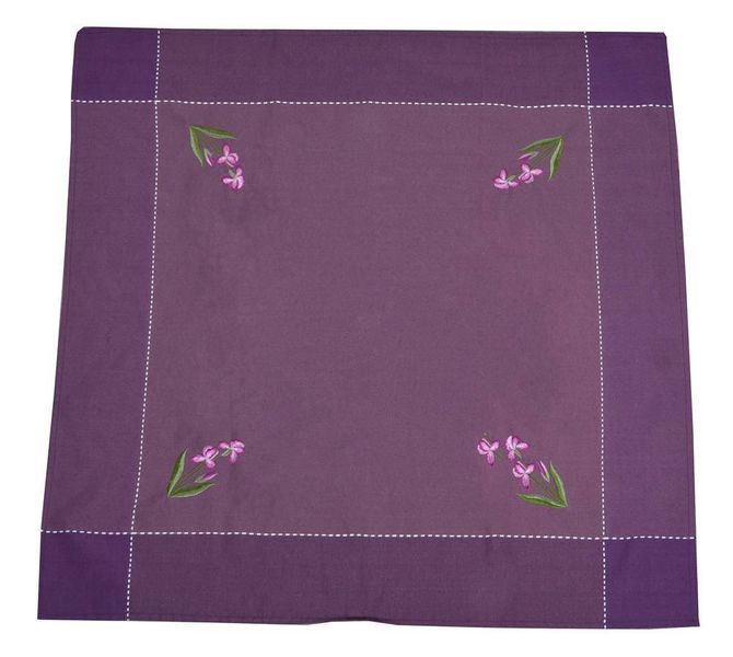 Obrus fioletowy 85x85cm zdjęcie 1