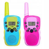WALKIE TALKIE DLA DZIECI 2SZT Łoki Toki Krótkofalówki Zestaw DUŻY ZASIĘG