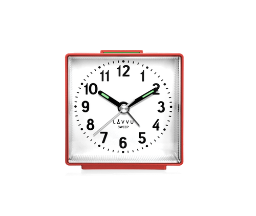 LAVVU Czerwony budzik SWEEP - 3 LATA GWARANCJA! na Arena.pl