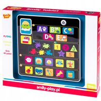 SMILY PLAY EDUKACYJNY TABLET DOTYKOWY 2 JĘZYKI