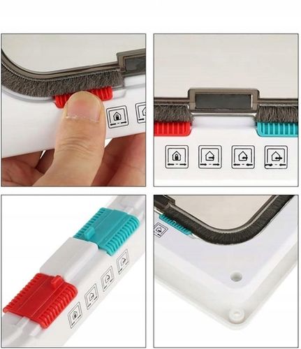 DRZWI Z KLAPĄ DLA PSA KOTA DRZWICZKI WAHADŁOWE KLAPA 4 SPOSOBY BIAŁE S na Arena.pl