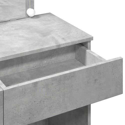 Toaletka z oświetleniem LED, szarość betonu, 100x40x120 cm na Arena.pl