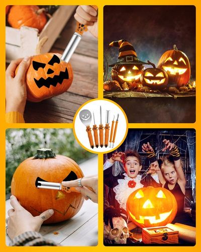 OSTRY ZESTAW DO RZEŹBIENIA DYNI HALLOWEEN na Arena.pl