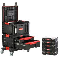 Zestaw skrzynek na platformie 5 organizerów PRO