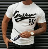 T-shirt Męski O La Voga r. XL Model ECRU Biała