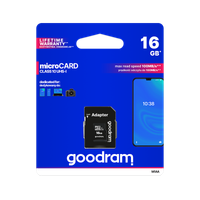 Goodram karta pamięci microSD 16 GB Class 10 UHS-I Adapter SD