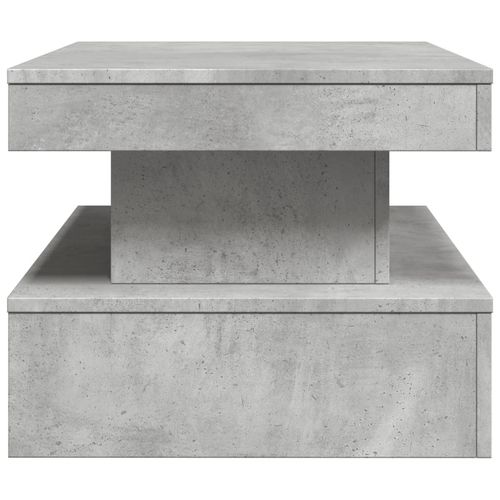 Stolik kawowy z oświetleniem LED, szarość betonu, 90x50x40 cm na Arena.pl