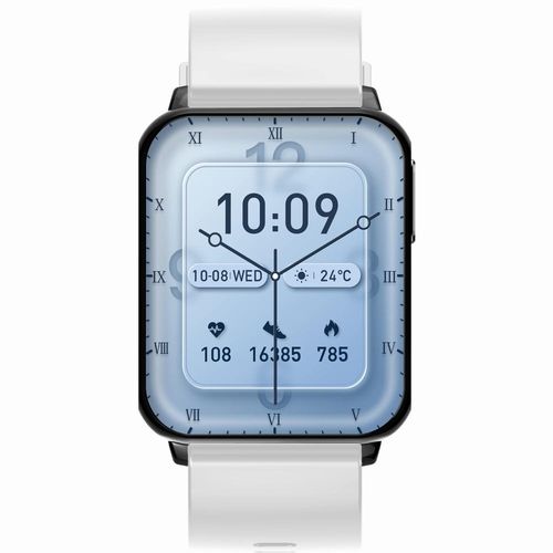 smartwatch gravity biało czarny 2 paski gt17-8 na Arena.pl