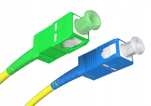Patchcord światłowód kabel SC/APC-SC/UPC 7m simple na Arena.pl