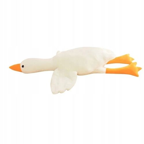 PODUSZKA MASKOTKA PLUSZAK GĘŚ KACZKA DUŻA 130 CM na Arena.pl