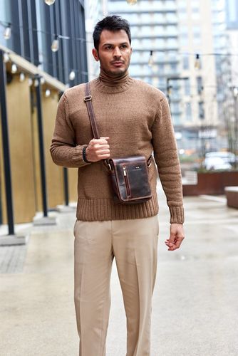 torba męska ze skóry naturalnej na ramię  peterson na Arena.pl