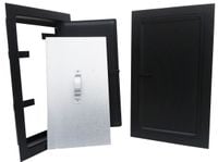 drzwiczki kominowe czarny mat 155*290mm duże - dk 11 ma-cz