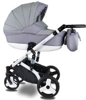MEGA OKAZJA Wózek Dziecięcy Lameiro zestaw 3w1 Gondola Spacerówka Fotelik