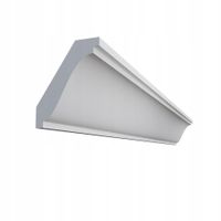 Listwa przysufitowa 2m DLP35 6cm x 5cm sztukateria ozdobna sufitowa faseta