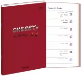 KALENDARZ SZKOLNY ZESZYTOWY B6 48 CHERRY INTERDRUK