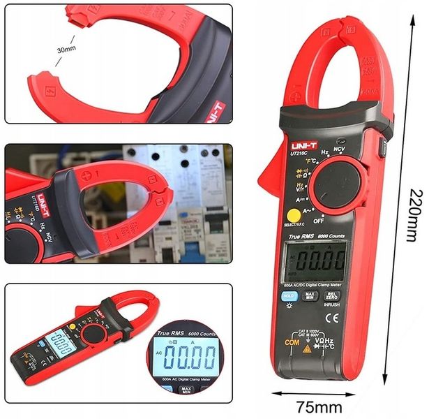 Miernik cęgowy Uni-T UT216C zdjęcie 3