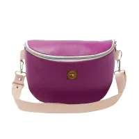 Nerka Fioletowa - Miejska Torebka Saszetka Damska