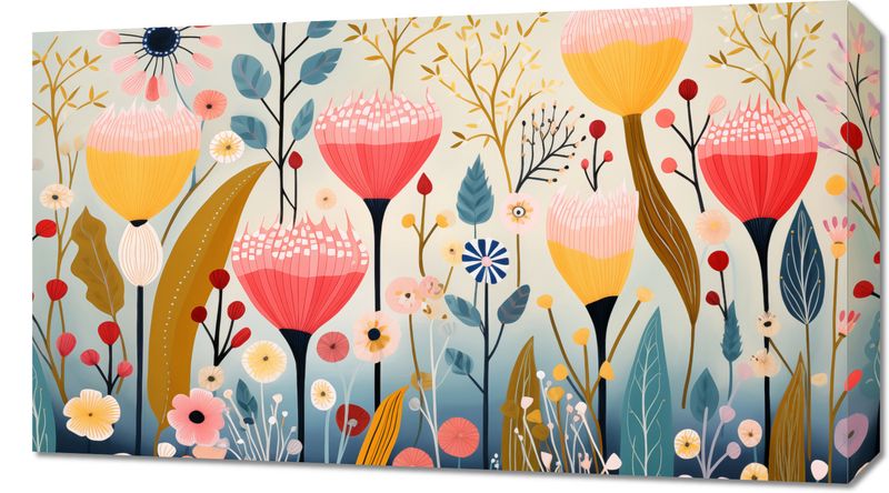 Obraz 70x40cm Ogród Marzeń zdjęcie 1