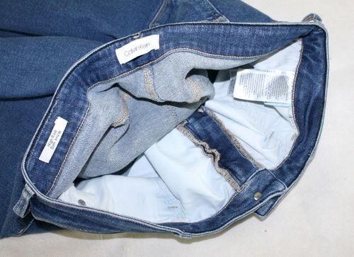 Damskie jeansy Calvin Klein K20K203292 Slim Ankle wysoki stan - W33 na Arena.pl