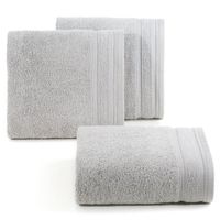 Ręcznik kąpielowy Kely 70x140 cm srebrno szary z bordiurą