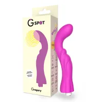 g-spot gregory violet - wibrator punktowy g, silikon medyczny, 200 mm