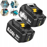 2 BATERIE Li-ion 18V 8AH DO MAKITA BL1850 BL1860B BL1840 BL1835 BL1830