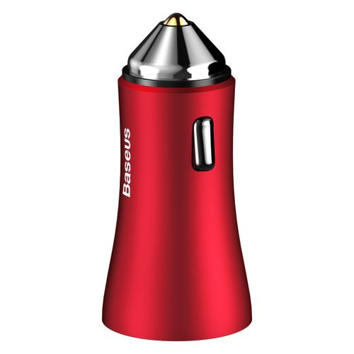 Ładowarka Samochodowa 2xUSB Baseus FastCharge 2.4A czerwony na Arena.pl