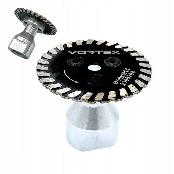 Tarcza diamentowa VORTEX 50 MM do podcinania M14 zdjęcie 1