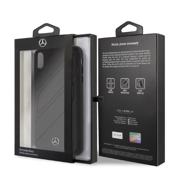 Etui Mercedes do iPhone XS Max, Czarny zdjęcie 5