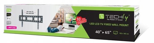 Uchwyt ścienny LCD/LED Techly 40"-65", 50 kg slim na Arena.pl